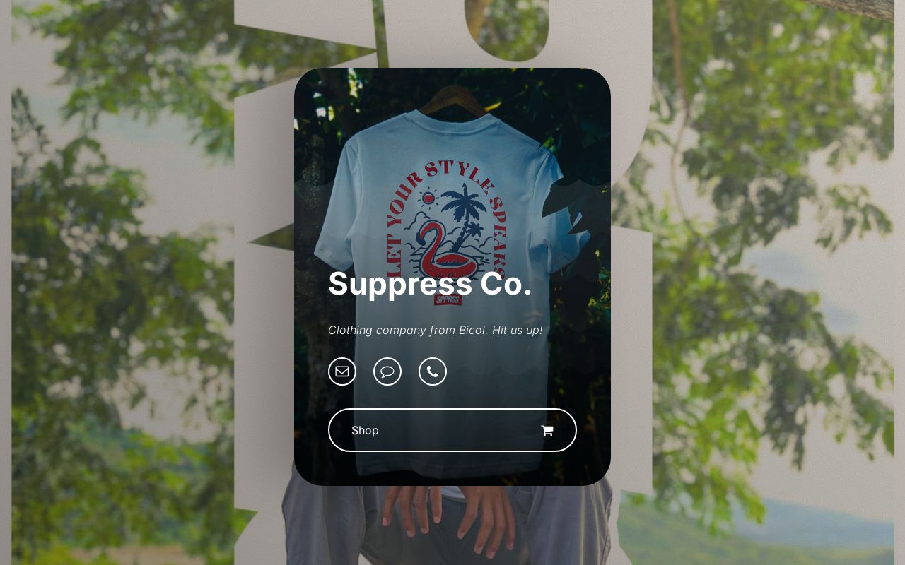 Carrd profile picture for @suppress